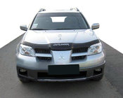 Mitsubishi Outlander 2001-2006 Deflector capota logo 2001-2006 (SIM) foto 1