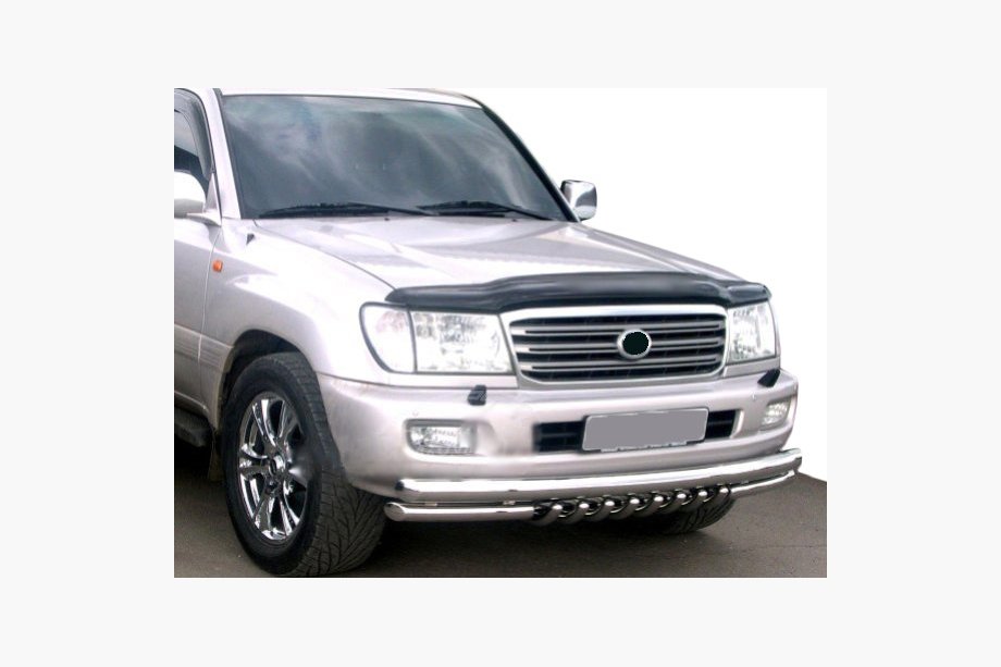 Toyota Land Cruiser 100 1998-2007 Deflector capota cu logo (SIM) Image