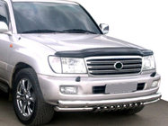 Toyota Land Cruiser 100 1998-2007 Deflector capota cu logo (SIM) foto 1