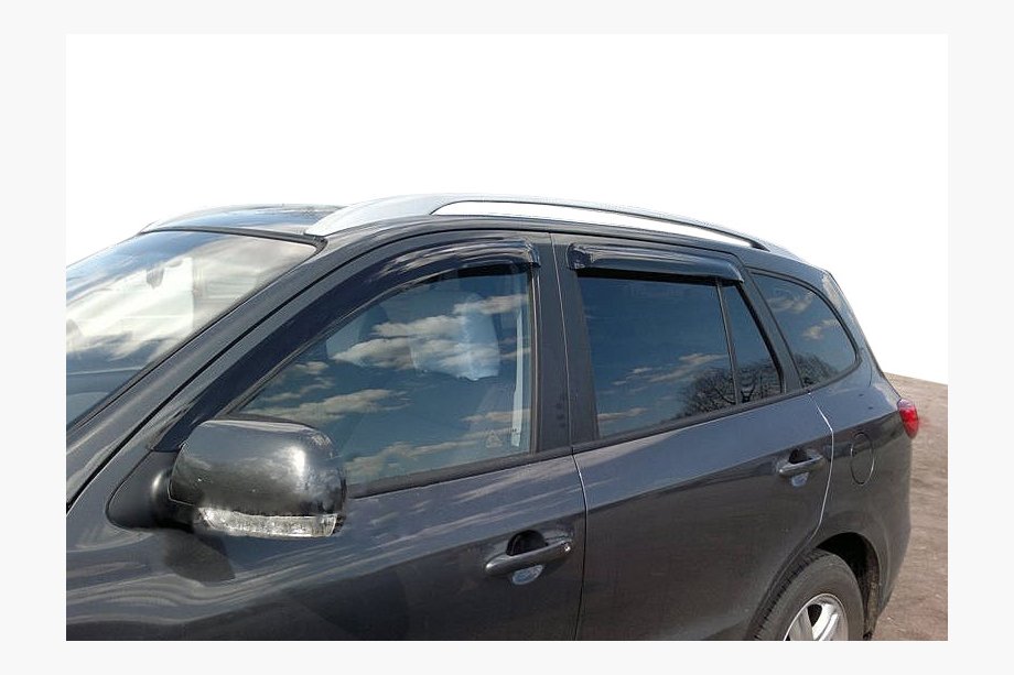 Hyundai Santa Fe 2 2006-2012 Deflectoare Geamuri (4 buc, SIM) Image