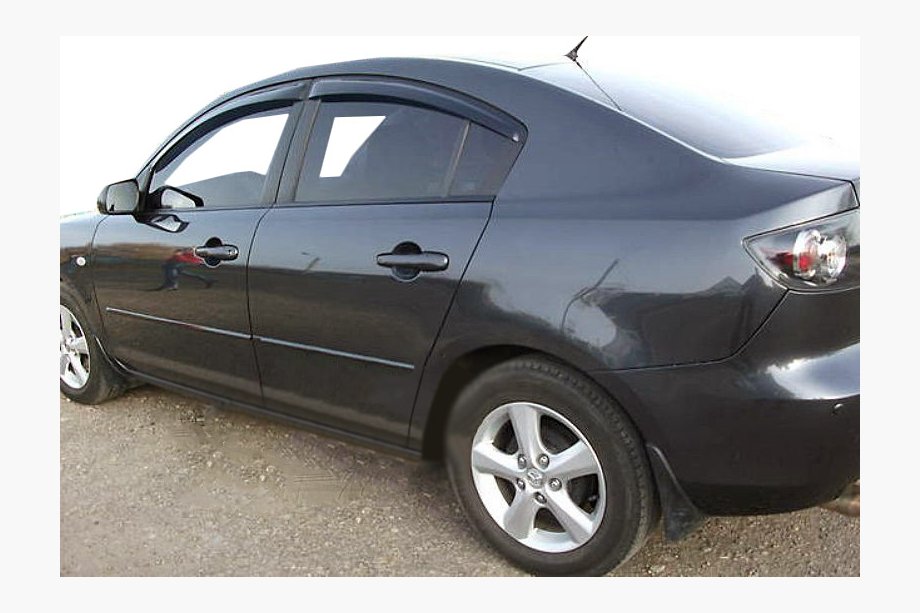 Mazda 3 2003-2009 Deflectoare geamuri SD (4 buc, SIM) Image
