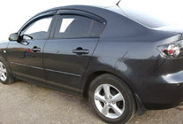 Mazda 3 2003-2009 Deflectoare geamuri SD (4 buc, SIM) foto 1