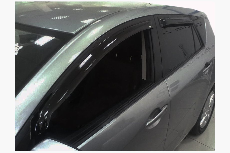 Mazda 3 2009-2013 Deflectoare Geamuri HB (4 buc, SIM) Image