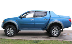 Mitsubishi L200 2006-2015 Deflectoare Geamuri (4buc, SIM) foto 1