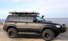 Nissan Patrol Y61 1997-2011 Deflectoare Geamuri (4buc, SIM) foto 1