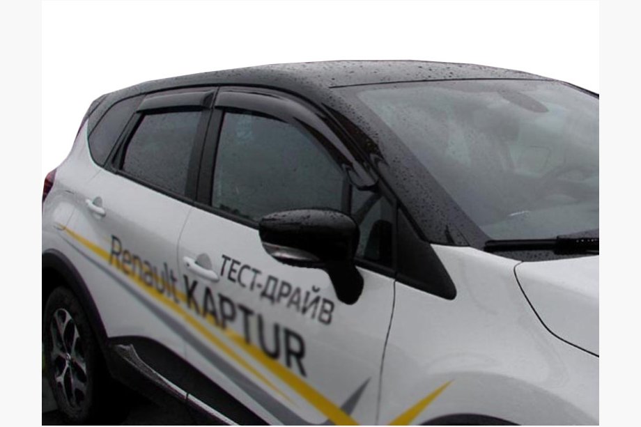 Renault Captur 2013-2019 Deflectoare Geamuri (4 buc, SIM) Image