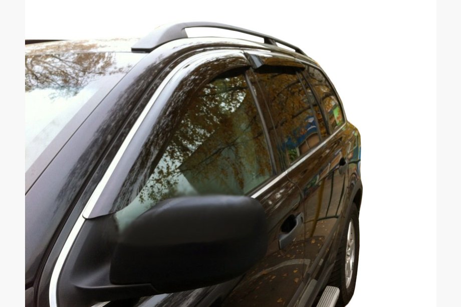 Volvo XC90 2002-2014 Deflectoare geam cromate (4 buc, SIM) Image