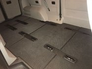 Volkswagen T5 2010-2015 Covorase EVA V1 (ampatament lung, set complet pentru habitaclu, negre) foto 1