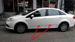 Fiat Linea 2006-2018 Molduri usa din plastic (Set) foto 1
