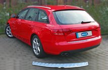 Audi A4 B8 2007-2015 Protectie bara spate OmsaLine (AVANT, inox) OmsaLine - Otel Inoxidabil Italian, Mat foto 2