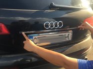 Audi Q7 2005-2015 Ornament cromat deasupra numarului Carmos (inox) foto 1