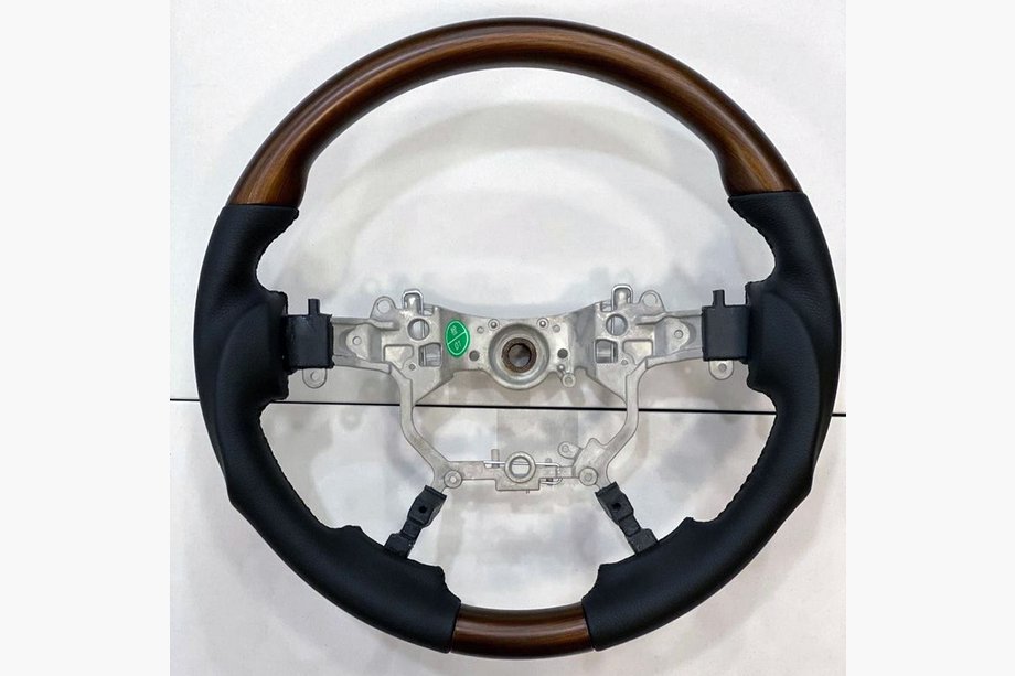 Toyota Land Cruiser 200 2007-2021 Inel volan doar (Anatomico, lemn deschis) Image
