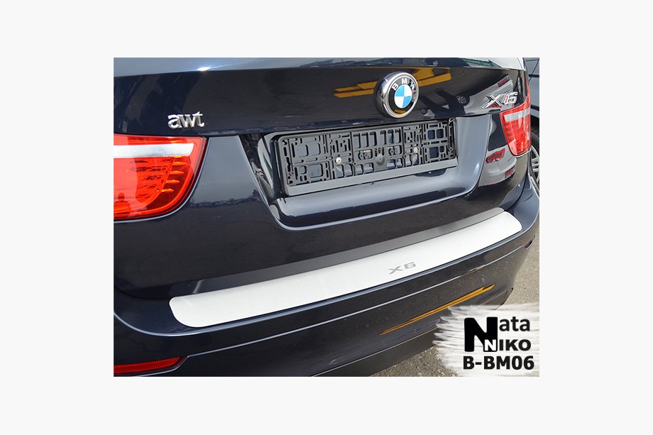 BMW X6 E71 2008–2014 Protectie bara spate Natanika (inox) Image