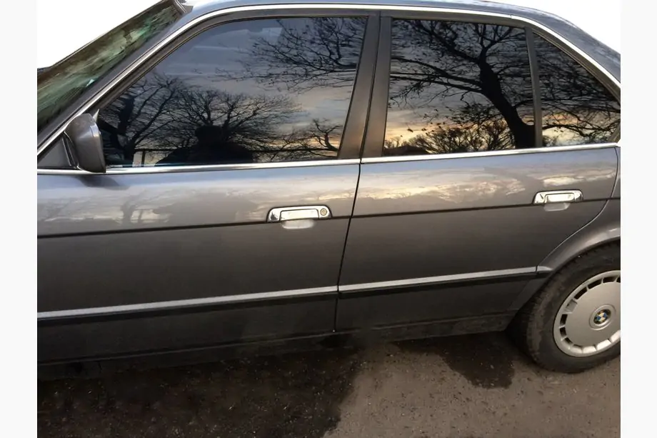 BMW 5 Series E34 1988-1995 Capace Manere Cromate (4 buc) Otel Inoxidabil Polisat (Manere Fata) Image