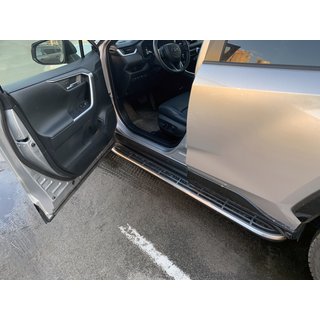 Praguri Laterale OEM V1A (2 buc, Aluminiu) Toyota Rav 4 2019–2025 foto 1