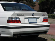 BMW 3 Series E36 1990-2000 Spoiler Lip (pentru SD/Coupe, grunduit pentru vopsire) foto 1