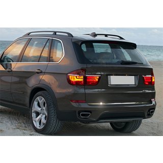Ornament portbagaj inox BMW X5 E70 2007-2013 foto 1