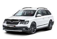 Skoda Superb 2009-2015 Deflector capota 2013-2015 (EuroCap) foto 3
