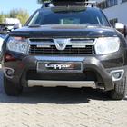 Dacia Duster 2008-2018 Prelungire bara fata (ABS, gri) foto 1