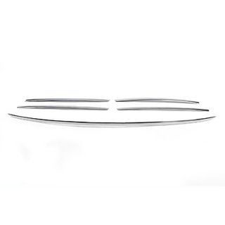 Ornamente crom pentru rama grilei radiatorului (2002-2006, 5 piese, inox) Mercedes Sprinter W901/902/903/904/905 1995–2006 foto 2