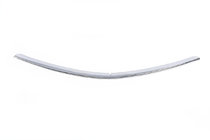Toyota Corolla 2013-2019 Ornament grila radiator (inferioara, 2013-2016, inox) foto 2