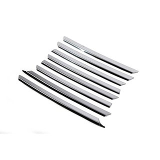 Ornamente grila cromate Capota inclinata (8 buc, inox) Volkswagen T4 Transporter 1990-2003 foto 4