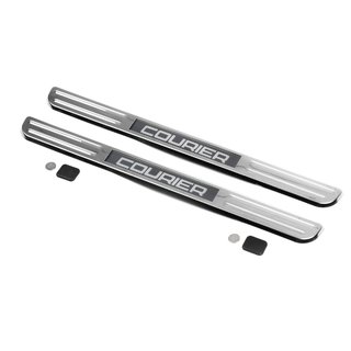 Praguri cu iluminare (2 buc, inox) foto 1