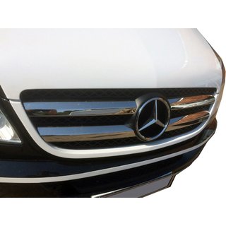Capace Grila Cromate (2006-2013, Otel Inoxidabil) Mercedes Sprinter W906 2006–2018 foto 3