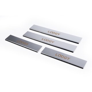 Praguri Carmos V1 (4 buc, Inox) Dacia Lodgy 2012-2022 foto 1