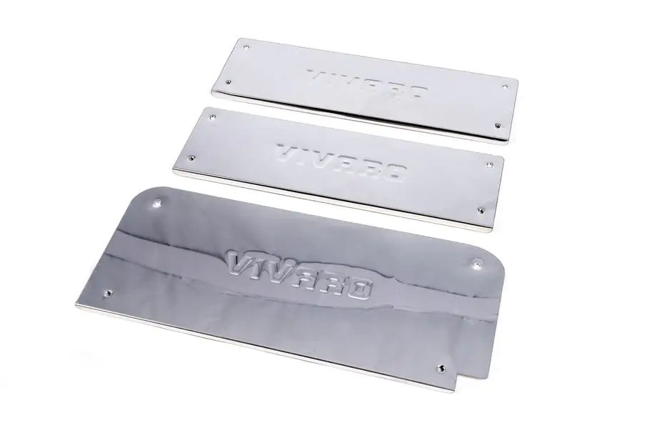 Opel Vivaro 2001–2015 Protectii praguri interioare inox Foto 1