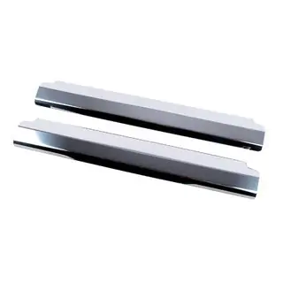 Capace praguri din inox pentru praguri din plastic (2 buc) foto 1