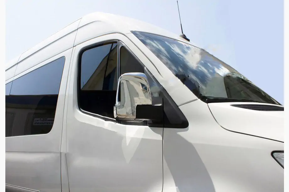 Mercedes Sprinter W907/W910 2018- Capace Oglinzi (2 buc, Otel Inoxidabil) Image