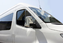 Mercedes Sprinter W907/W910 2018- Capace Oglinzi (2 buc, Otel Inoxidabil) Carmos - Otel Inoxidabil Turcesc foto 1
