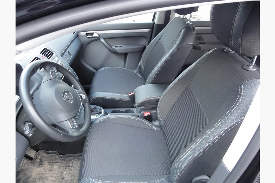 Volkswagen Touran 2010-2015 Huse Auto (Piele Ecologica↗Textil, Premium) Foto 3