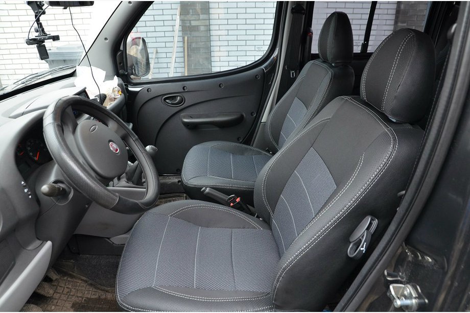 Fiat Doblo I 2001-2005 NOUTATE !!! Huse originale SoyuzAuto Premium (Set complet) Foto 6