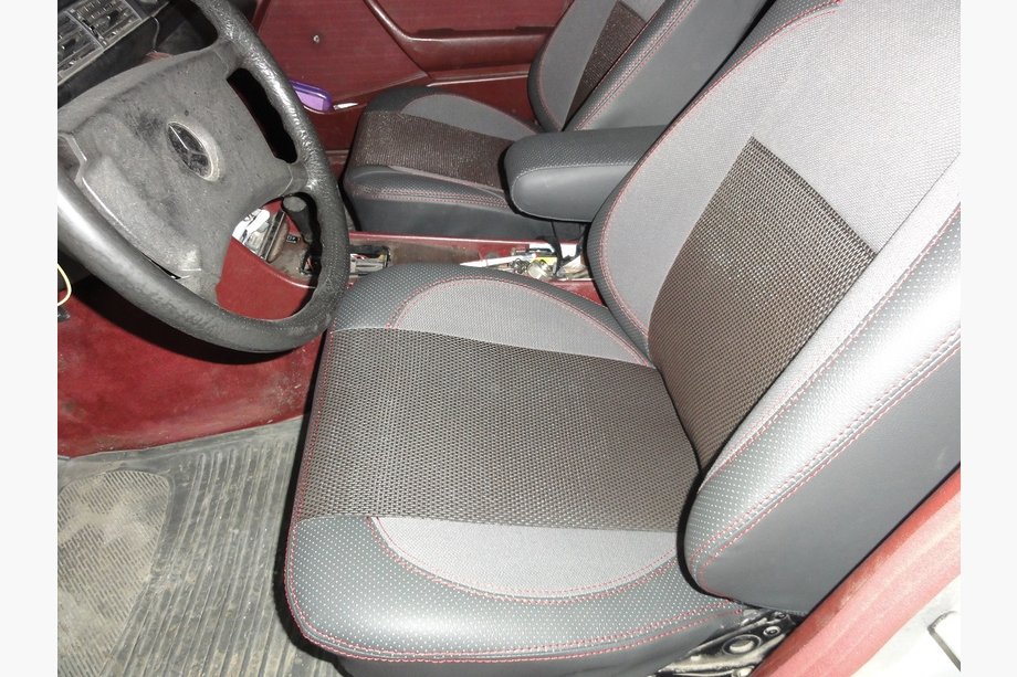 Mercedes E-class W124 1984–1997 Huse Auto (Piele Ecologica↗Textil, Premium) Foto 2