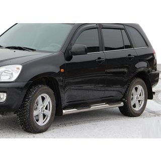 Tevi Laterale (2 buc, Otel Inoxidabil) Chery Tiggo 1 2005-2016 foto 1