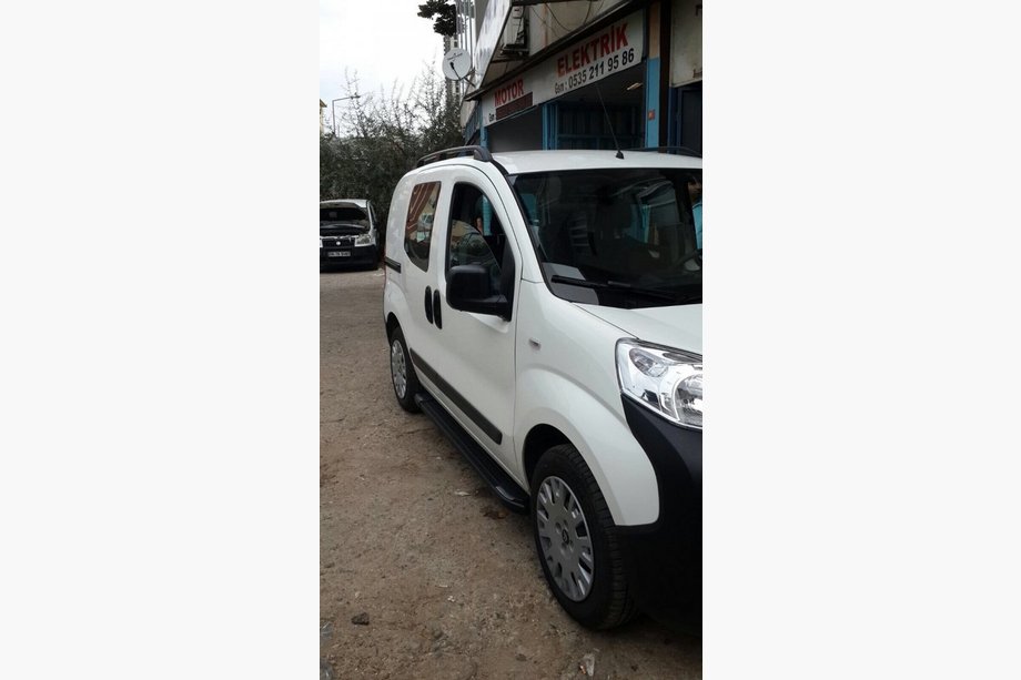 Fiat Fiorino/Qubo 2008-2024 Praguri Laterale Rainbow Black (2 buc, Profil Aluminiu) Foto 8
