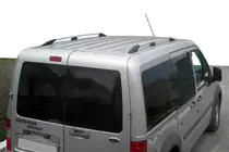 Ford Connect 2002–2006 Bare Longitudinale Crom Baza standard, picioare din plastic foto 1