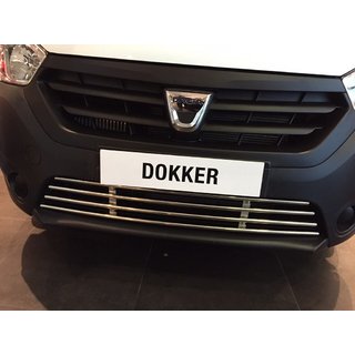 Grila bara fata inox Dacia Dokker 2013-2022 foto 3