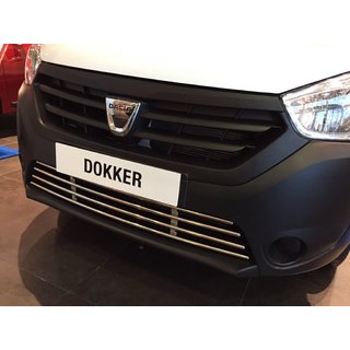 Grila bara fata inox Dacia Dokker 2013-2022 foto 4