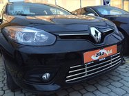 Renault Fluence 2009-2016 Grila bara fata monobloc (2013-2016, inox) foto 2
