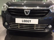 Renault Lodgy 2013-2022 Grila bara fata inox foto 5