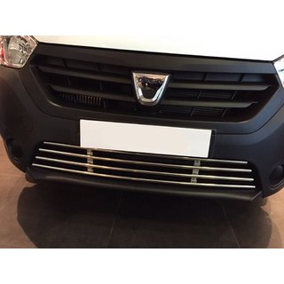 Grila bara fata inox Dacia Dokker 2013-2022 foto 1