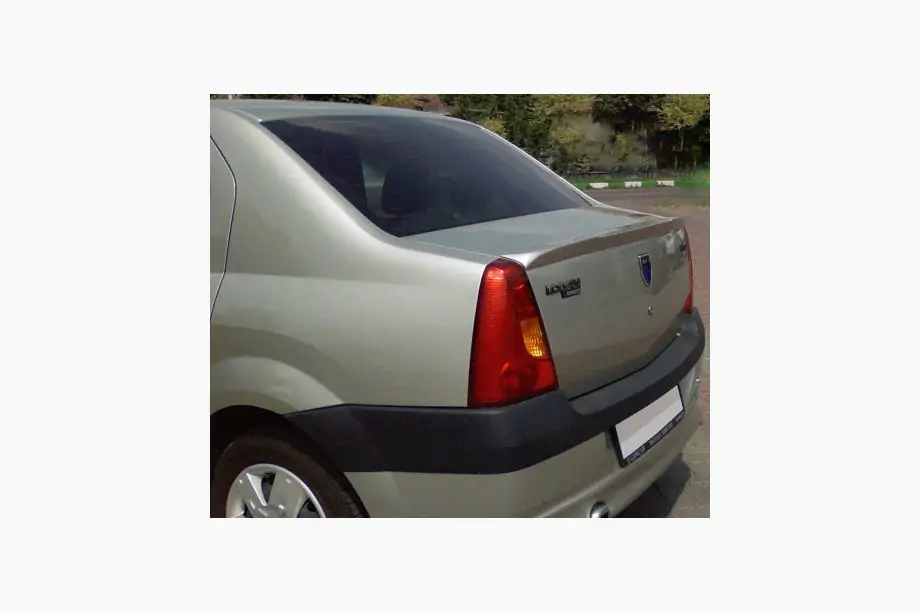 Dacia Logan I 2005-2008 Spoiler (grund pentru vopsire) Foto 1