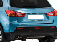 Mitsubishi ASX 2010-2023 Ornament cromat deasupra placutei de inmatriculare (inox) foto 1