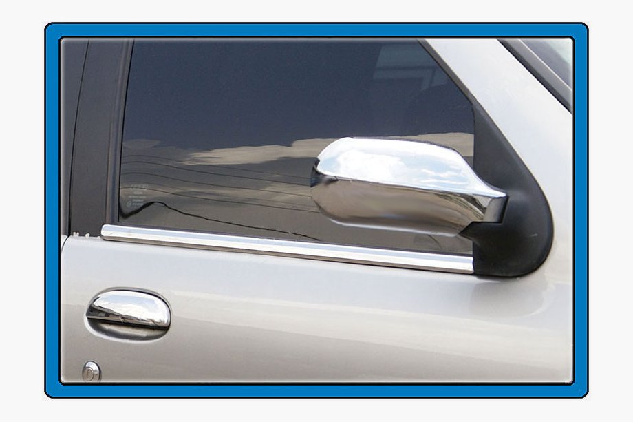 Fiat Albea 2002-2012 Ornamente exterioare geamuri inox (4 buc) Image