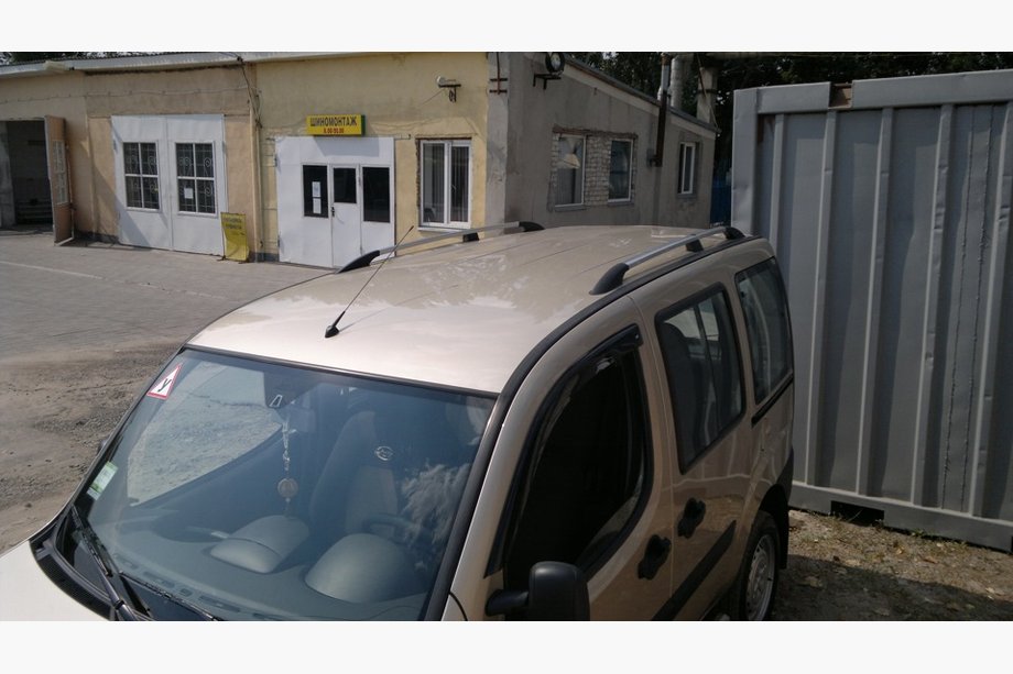 Fiat Doblo I 2005-2010 Bare Longitudinale Crom Baza standard, picioare metalice Foto 13