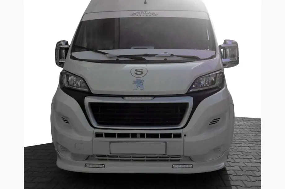 Citroen Jumper 2007-2025 Lip frontal 2014↗︎ (ingust cu LED, vopsibil) Image
