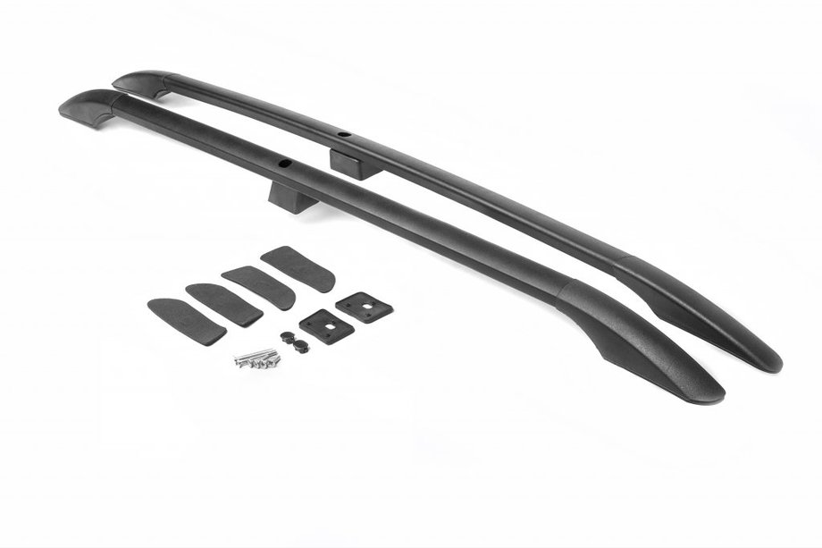 Nissan NV200 2009- Bare longitudinale negre 143 cm, Picioare din Plastic Image
